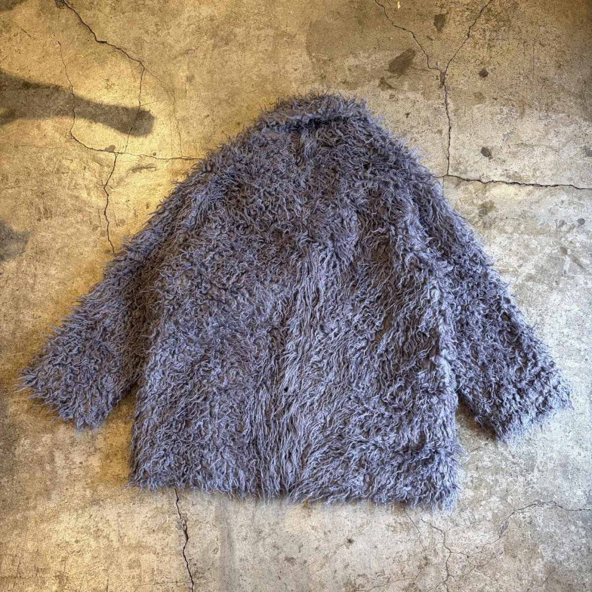 画像2: COLOR DESIGN VOLUME SHAGGY JACKET / Ladies L (2)