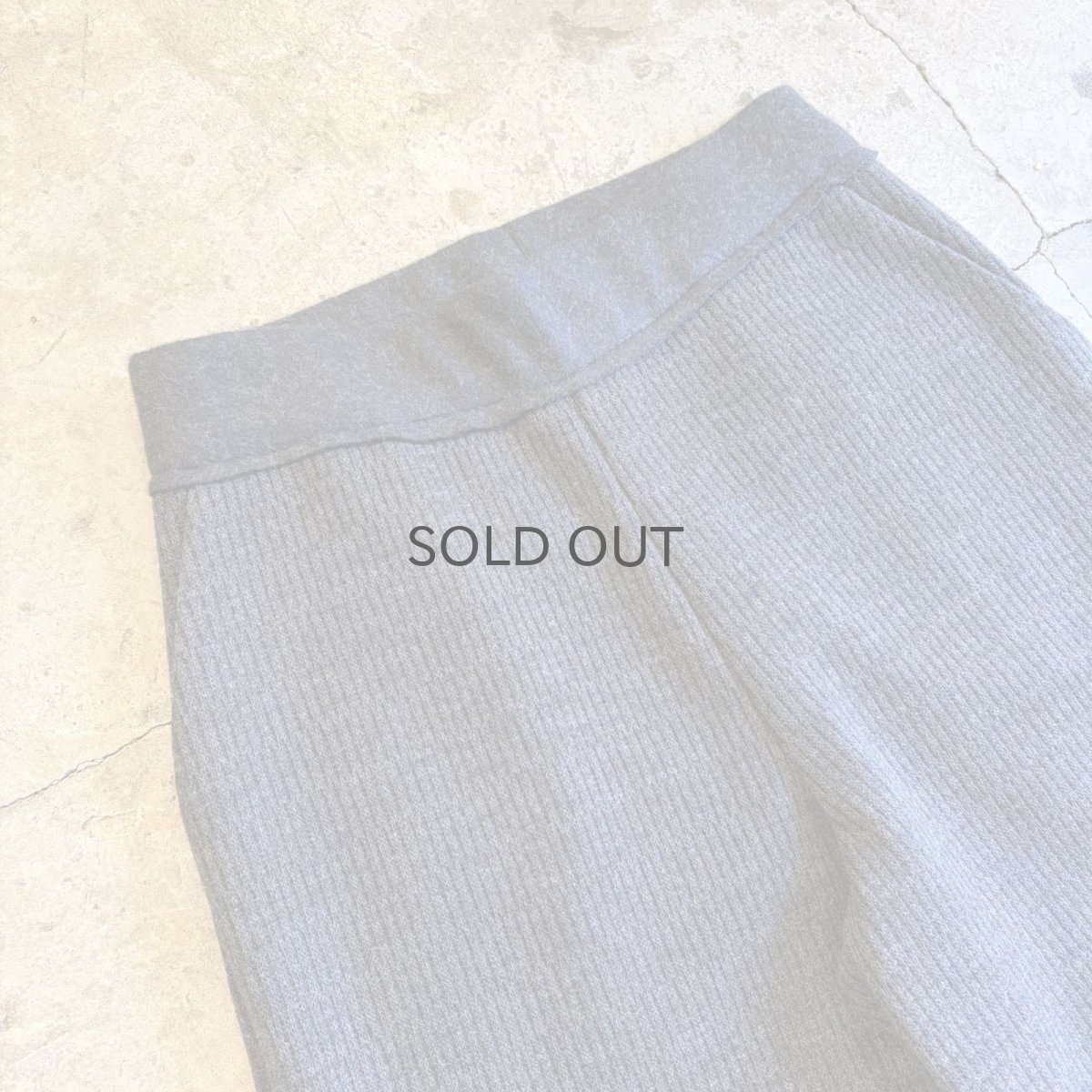 画像3: GREY COLOR DESIGN KNIT PANTS / W26~W32 (3)