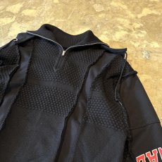 画像4: 【Wiz&Witch】"UNITED" TWO FACE COLLAGE HALF SIP SWEATER  / OS (4)