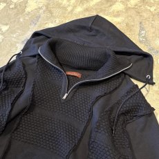 画像10: 【Wiz&Witch】"UNITED" TWO FACE COLLAGE HALF SIP SWEATER  / OS (10)