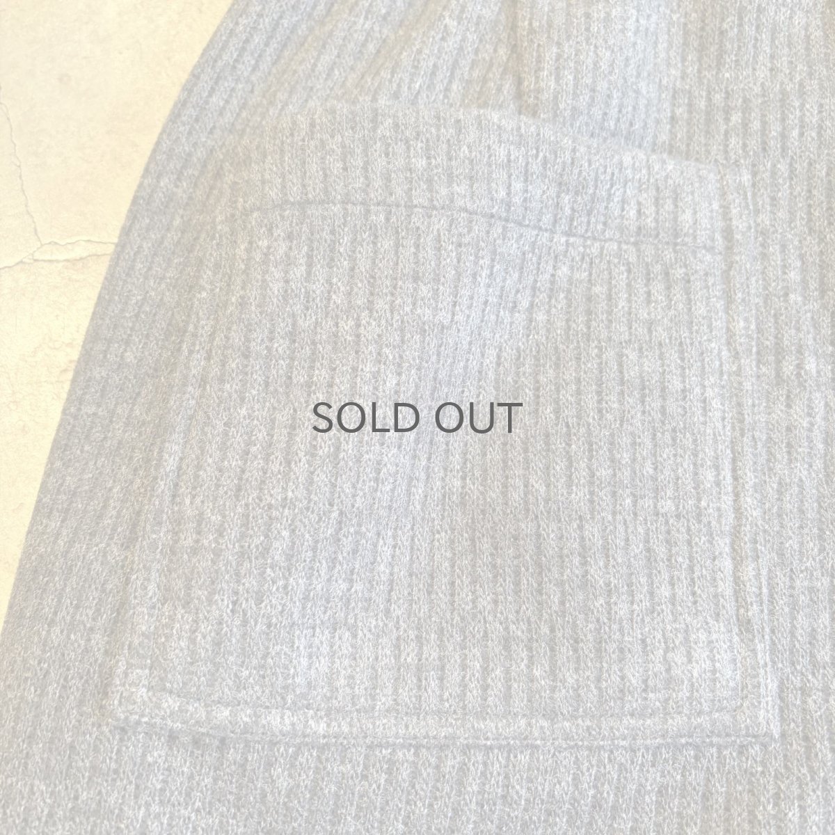 画像9: GREY COLOR DESIGN KNIT PANTS / W26~W32 (9)