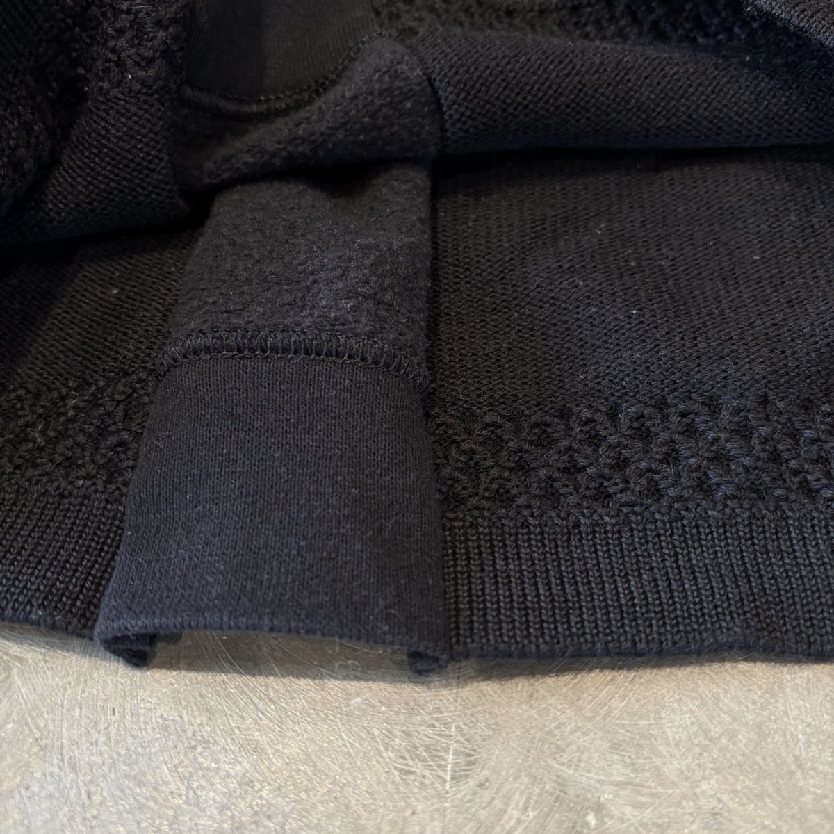 画像8: 【Wiz&Witch】"UNITED" TWO FACE COLLAGE HALF SIP SWEATER  / OS (8)