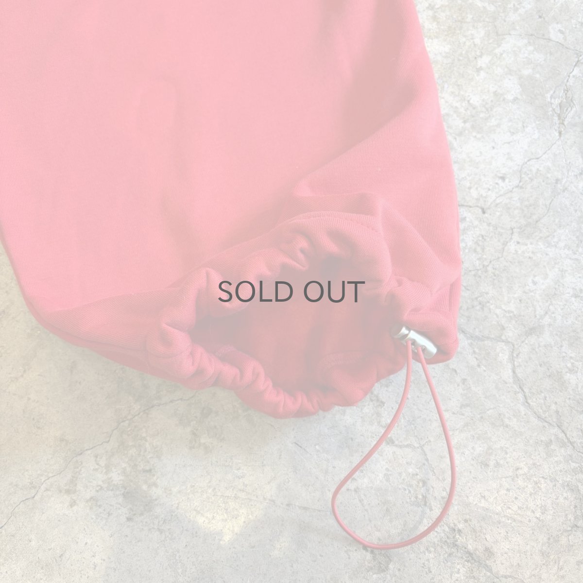 画像7: RED COLOR TUCK DESIGN SWEAT PANTS / W22~W34 (7)