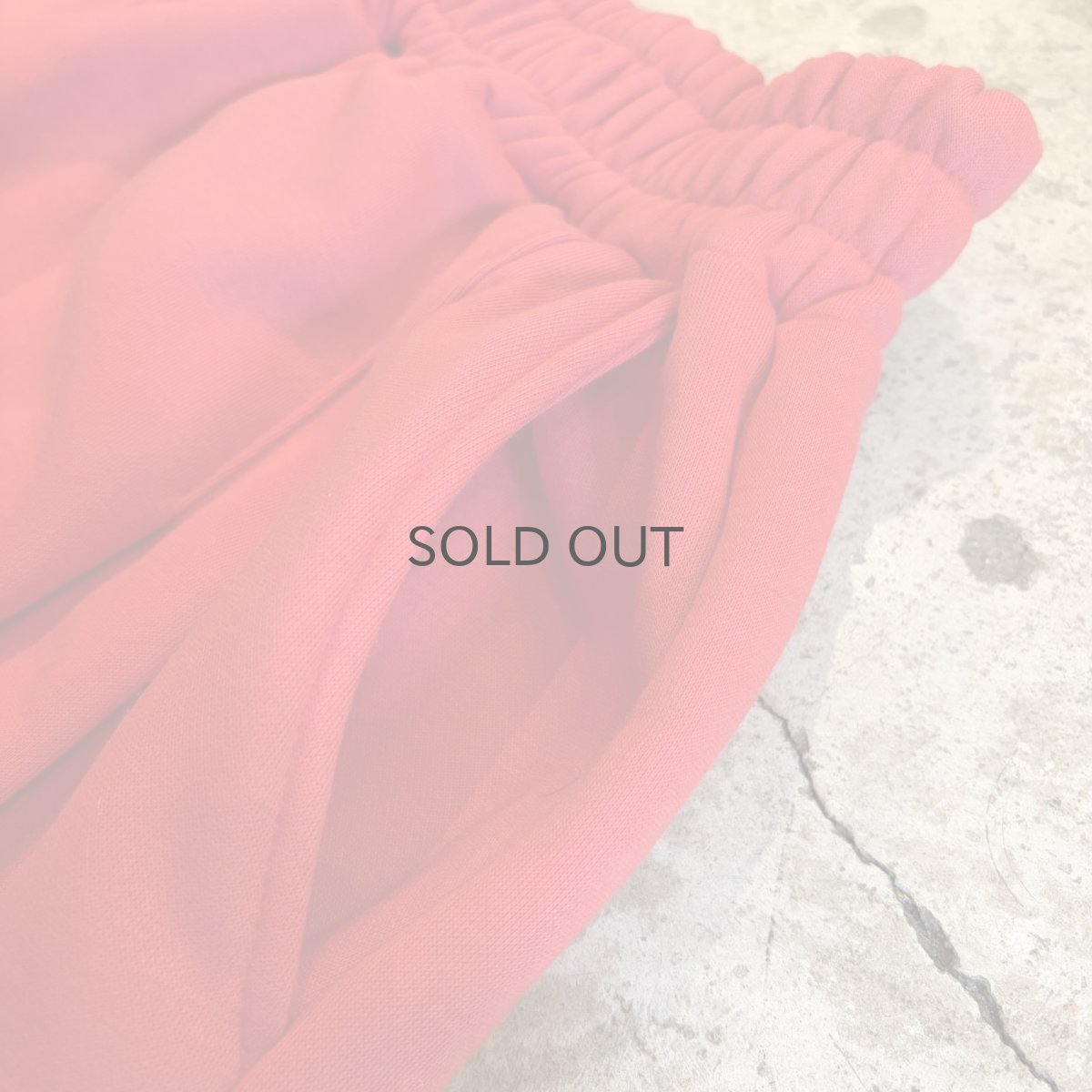 画像8: RED COLOR TUCK DESIGN SWEAT PANTS / W22~W34 (8)