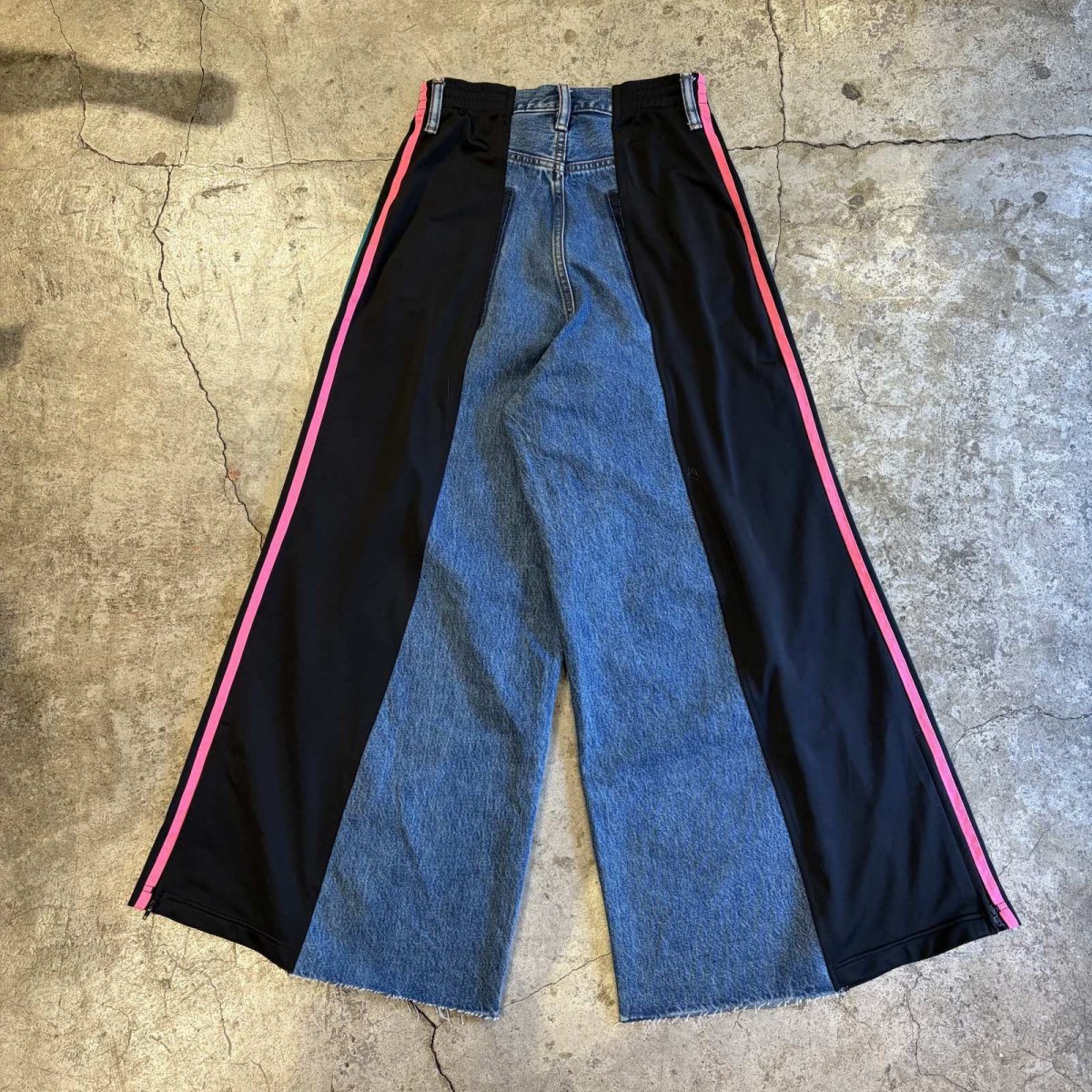 画像2: 【Wiz&Witch】"UNITED" SPORTY DENIM PANTS / OS (2)