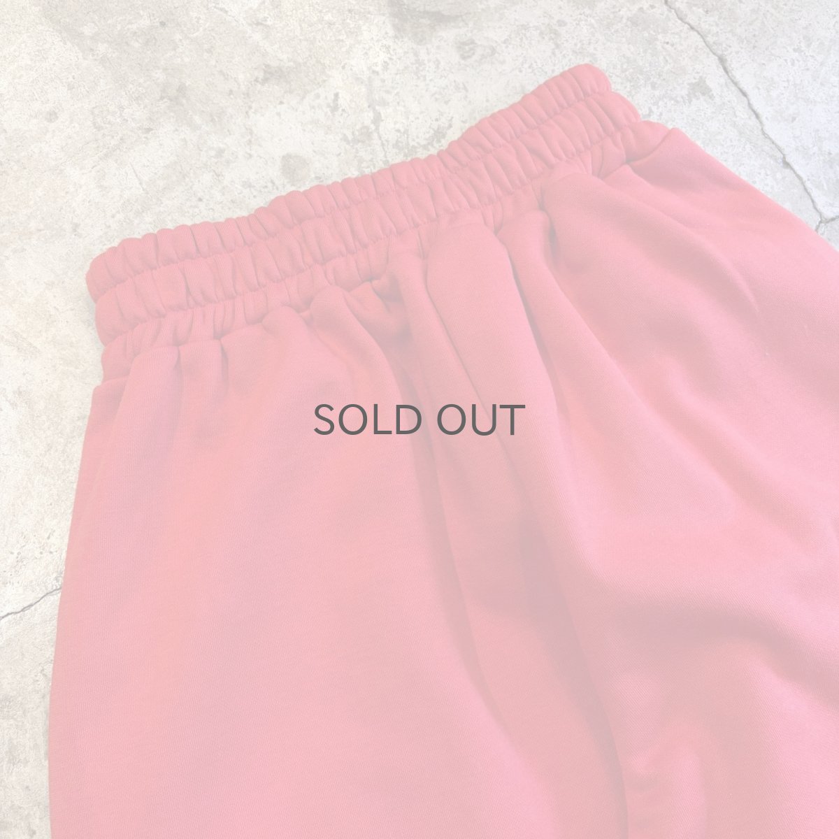 画像10: RED COLOR TUCK DESIGN SWEAT PANTS / W22~W34 (10)
