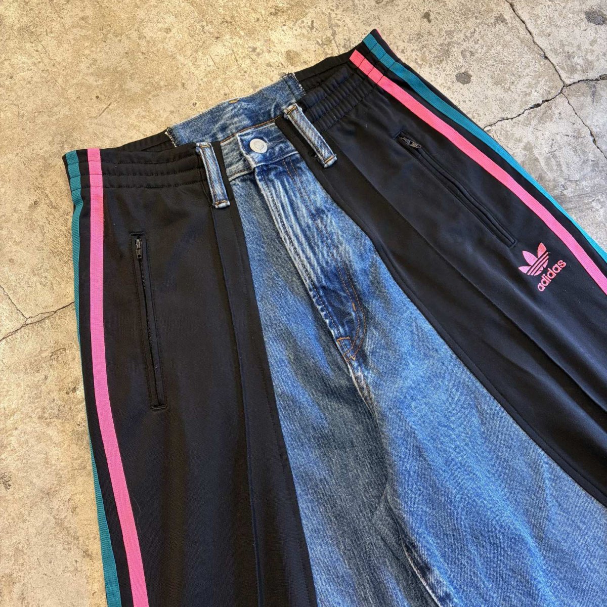 画像3: 【Wiz&Witch】"UNITED" SPORTY DENIM PANTS / OS (3)