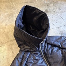 画像12: 【WONDERGROUND】 SAILOR NYLON DOWN ZIP UP SHORT JACKET / BLACK / OS (12)