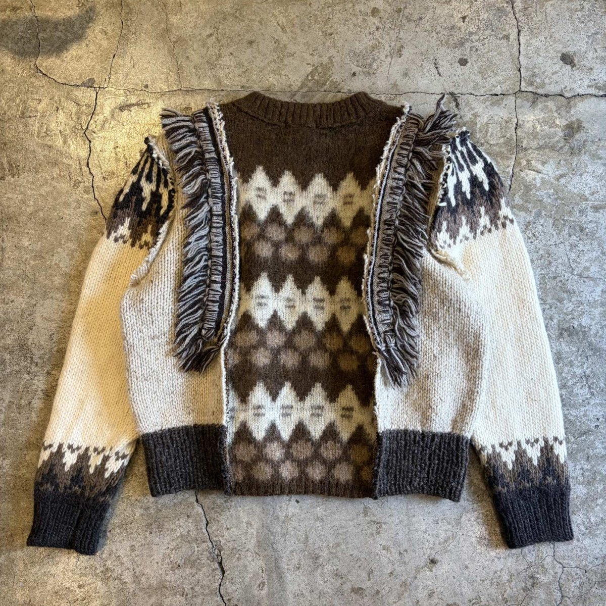 画像2: 【Wiz&Witch】"UNITED" DECORATIVE KNIT / OS (2)