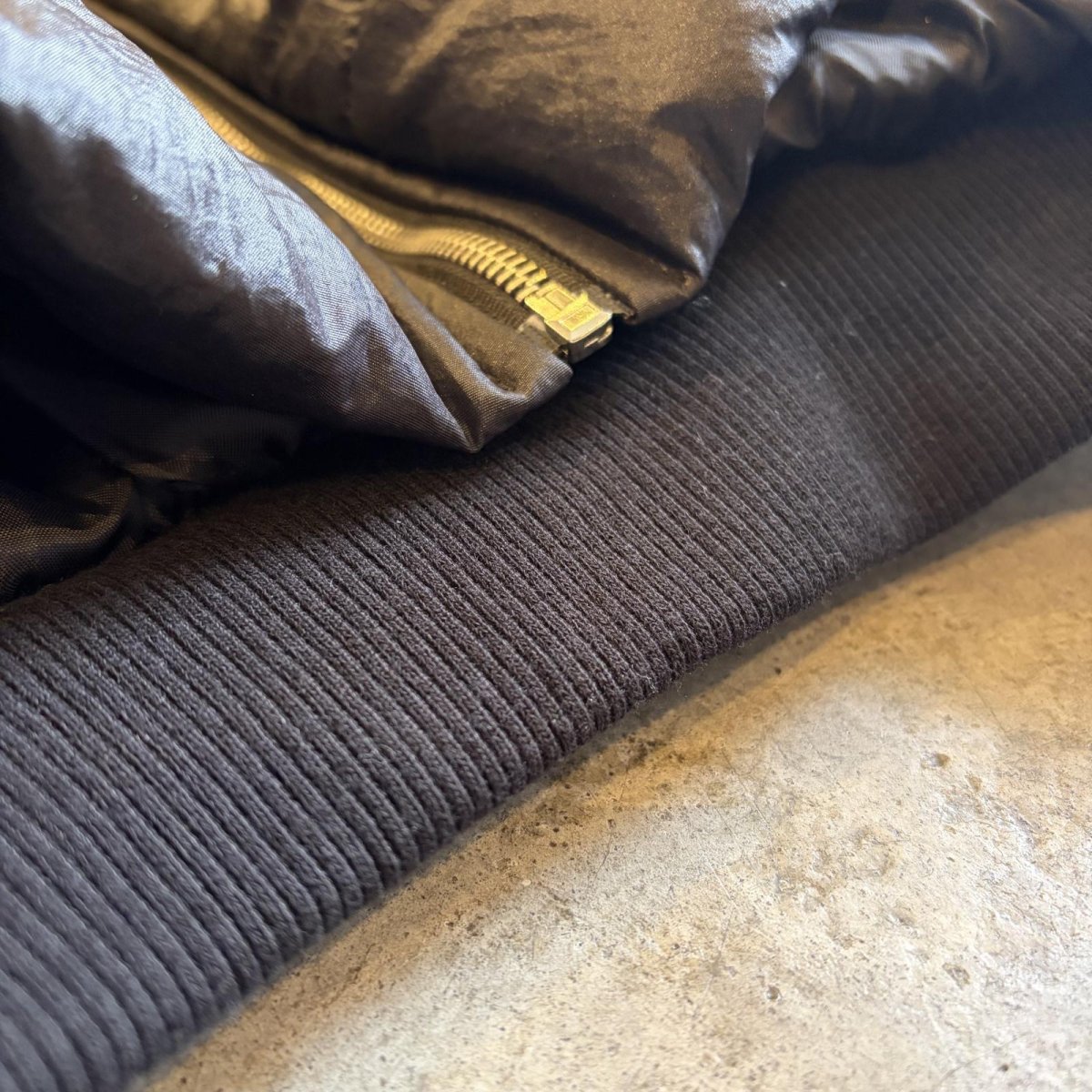 画像13: 【WONDERGROUND】 SAILOR NYLON DOWN ZIP UP SHORT JACKET / BLACK / OS (13)