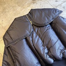 画像10: 【WONDERGROUND】 SAILOR NYLON DOWN ZIP UP SHORT JACKET / BLACK / OS (10)