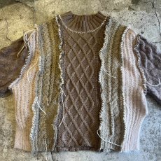 画像8: 【Wiz&Witch】"UNITED" DECORATIVE KNIT / OS (8)