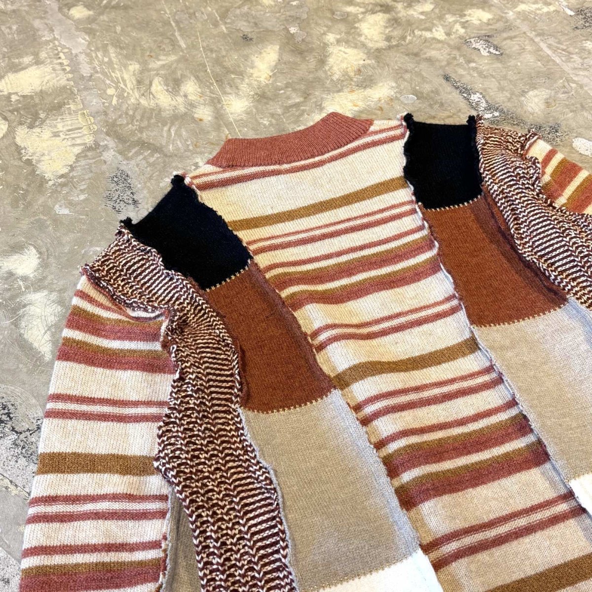 画像9: 【Wiz&Witch】"UNITED" THREE FACE DECORATIVE KNIT SWETER / OS (9)