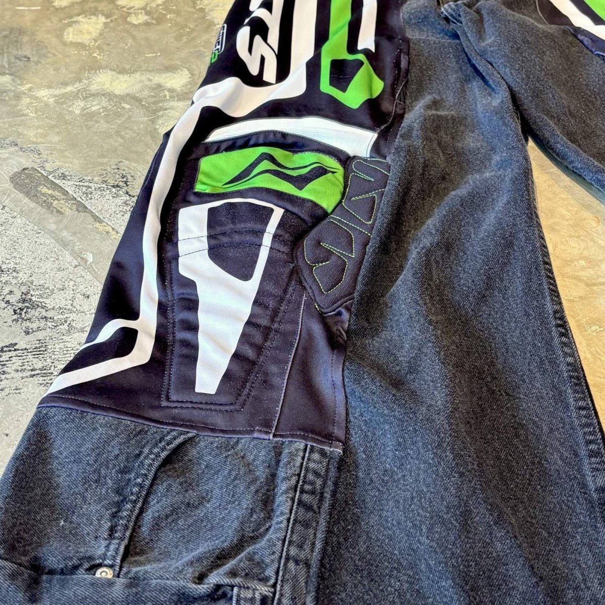 画像7: 【Wiz&Witch】"UNITED" MOTO-X WIDE DENIM PANTS / OS (7)