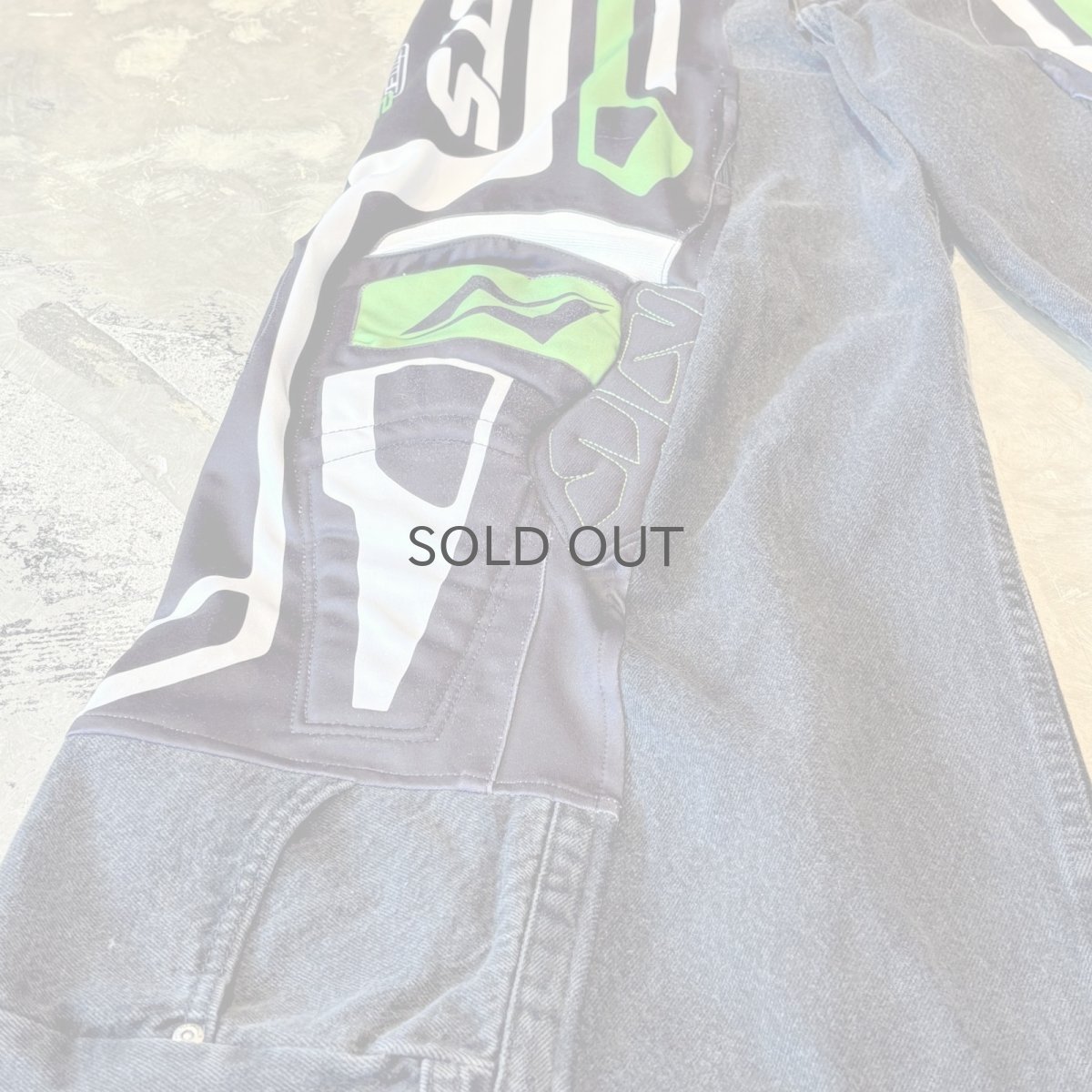 画像7: 【Wiz&Witch】"UNITED" MOTO-X WIDE DENIM PANTS / OS (7)