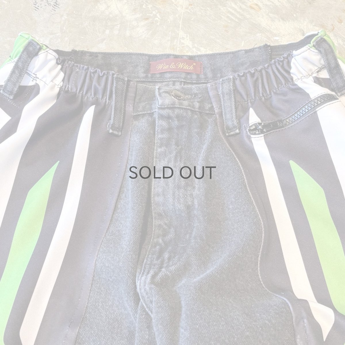 画像10: 【Wiz&Witch】"UNITED" MOTO-X WIDE DENIM PANTS / OS (10)