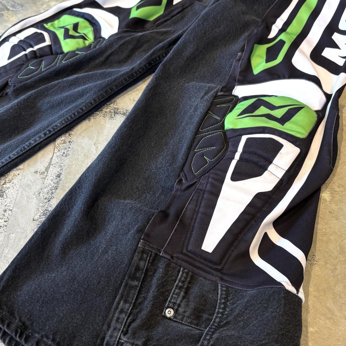 画像6: 【Wiz&Witch】"UNITED" MOTO-X WIDE DENIM PANTS / OS (6)