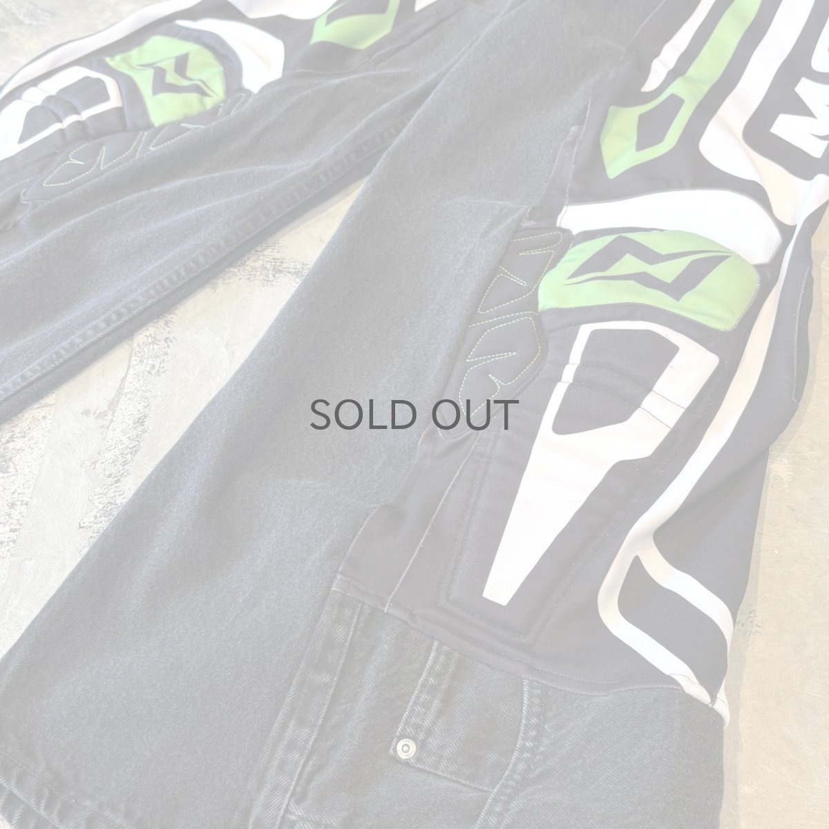 画像6: 【Wiz&Witch】"UNITED" MOTO-X WIDE DENIM PANTS / OS (6)