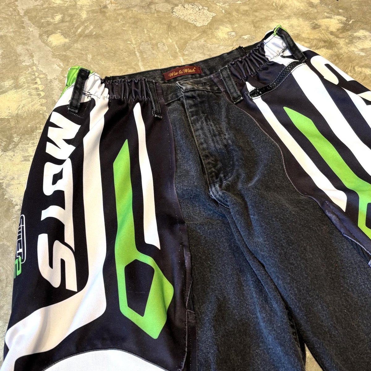 画像3: 【Wiz&Witch】"UNITED" MOTO-X WIDE DENIM PANTS / OS (3)