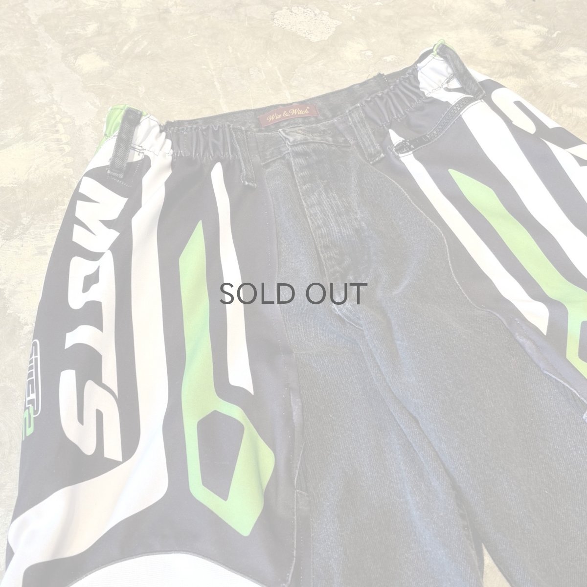 画像3: 【Wiz&Witch】"UNITED" MOTO-X WIDE DENIM PANTS / OS (3)