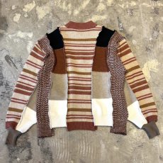 画像2: 【Wiz&Witch】"UNITED" THREE FACE DECORATIVE KNIT SWETER / OS (2)