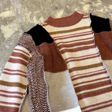画像3: 【Wiz&Witch】"UNITED" THREE FACE DECORATIVE KNIT SWETER / OS (3)