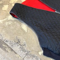 画像7: OLD BOA LINER ZIP UP QUILTING VEST / Mens M~L (7)