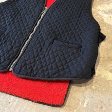画像6: OLD BOA LINER ZIP UP QUILTING VEST / Mens M~L (6)
