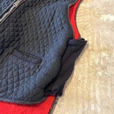 画像10: OLD BOA LINER ZIP UP QUILTING VEST / Mens M~L (10)