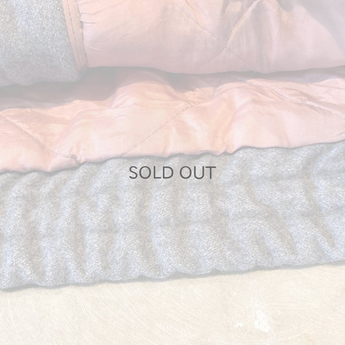 画像9: 2WAY COLLAR FRONT FLAP ZIP UP WOOL JACKET / Mens L (9)