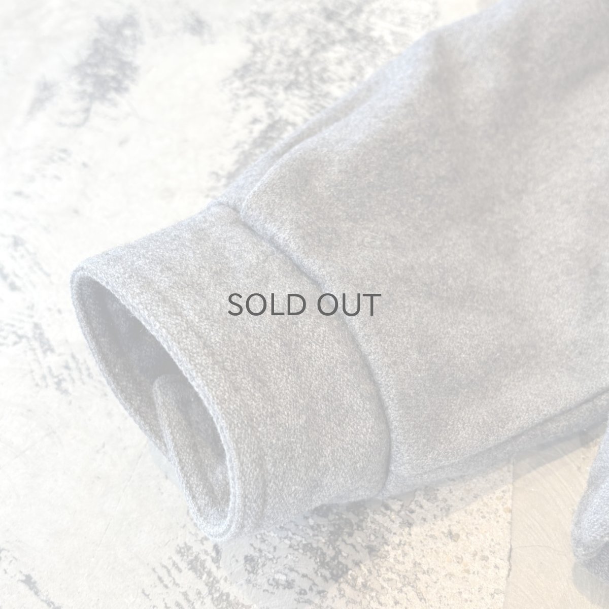 画像8: 2WAY COLLAR FRONT FLAP ZIP UP WOOL JACKET / Mens L (8)