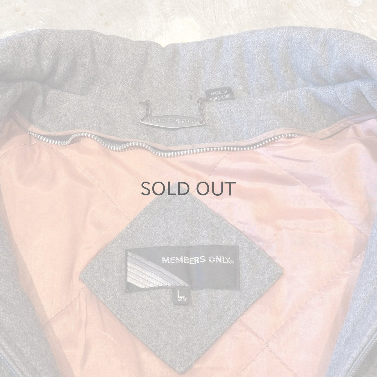 画像13: 2WAY COLLAR FRONT FLAP ZIP UP WOOL JACKET / Mens L (13)