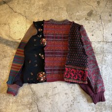 画像2: 【Wiz&Witch】"UNITED" DECORATIVE KNIT / OS (2)
