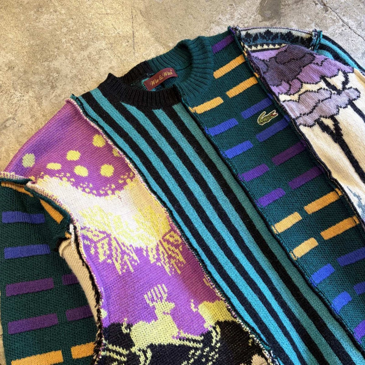 画像3: 【Wiz&Witch】"UNITED" DECORATIVE KNIT / OS (3)