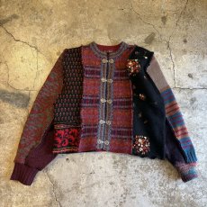 画像1: 【Wiz&Witch】"UNITED" DECORATIVE KNIT / OS (1)