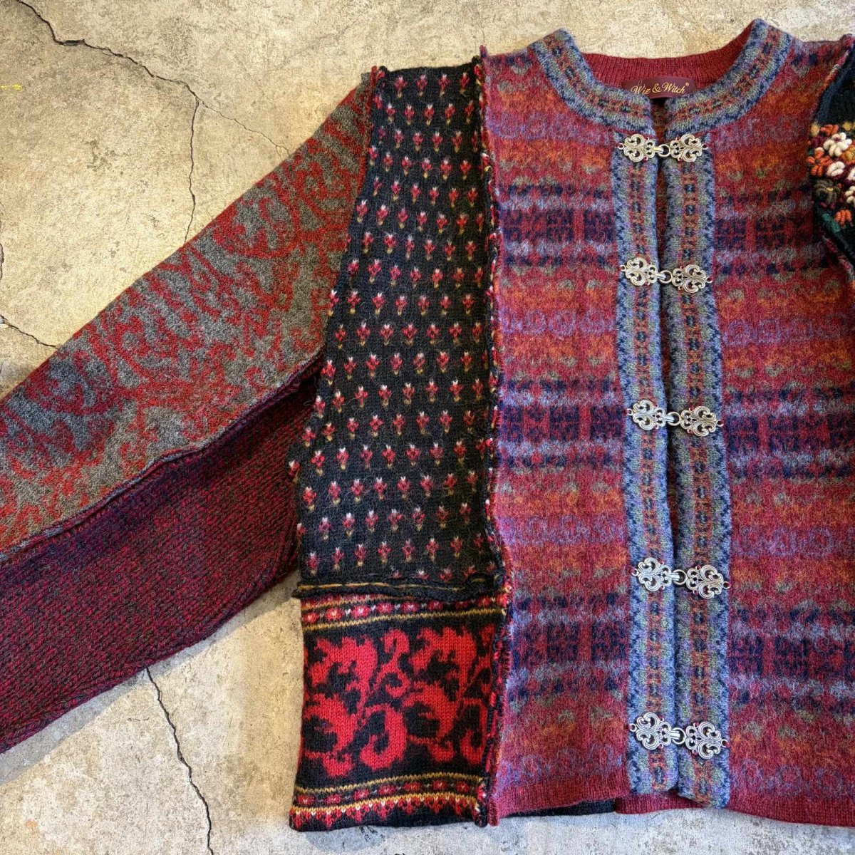 画像4: 【Wiz&Witch】"UNITED" DECORATIVE KNIT / OS (4)