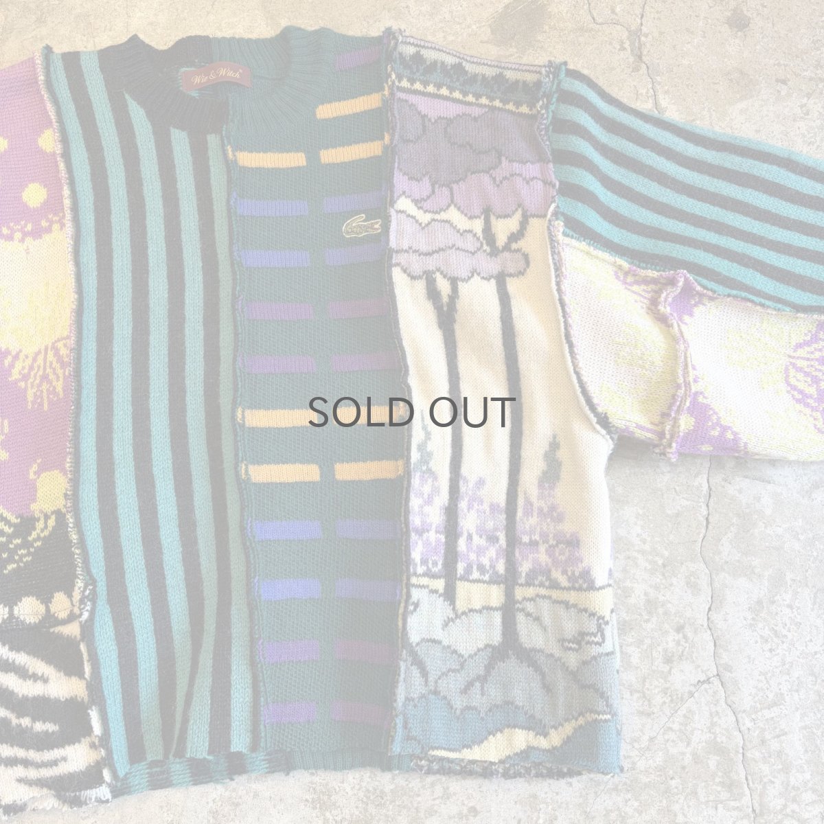 画像5: 【Wiz&Witch】"UNITED" DECORATIVE KNIT / OS (5)