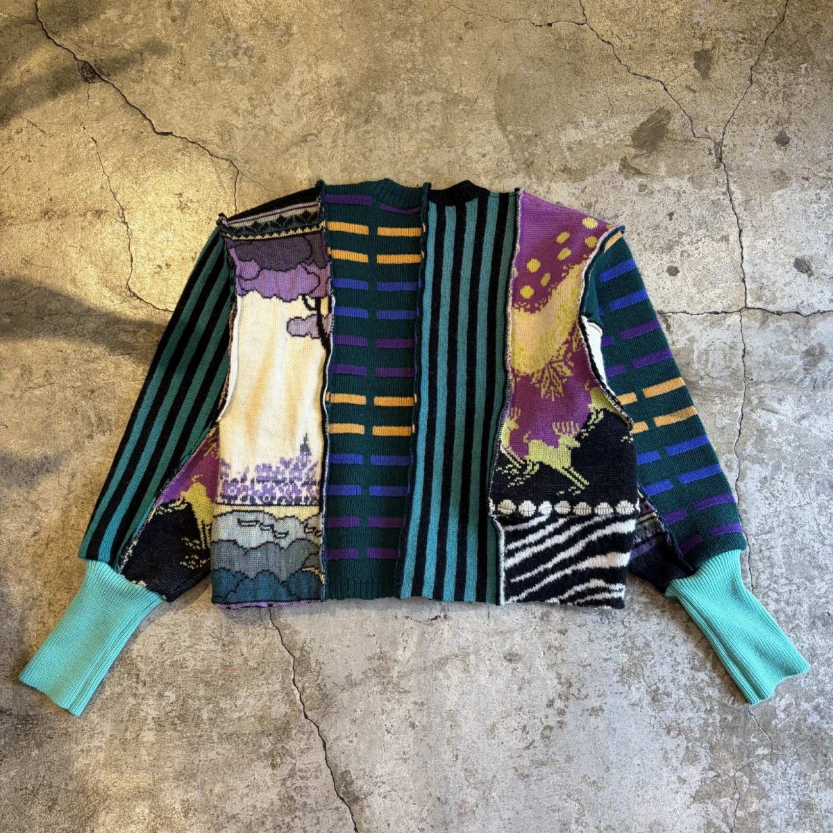 画像2: 【Wiz&Witch】"UNITED" DECORATIVE KNIT / OS (2)