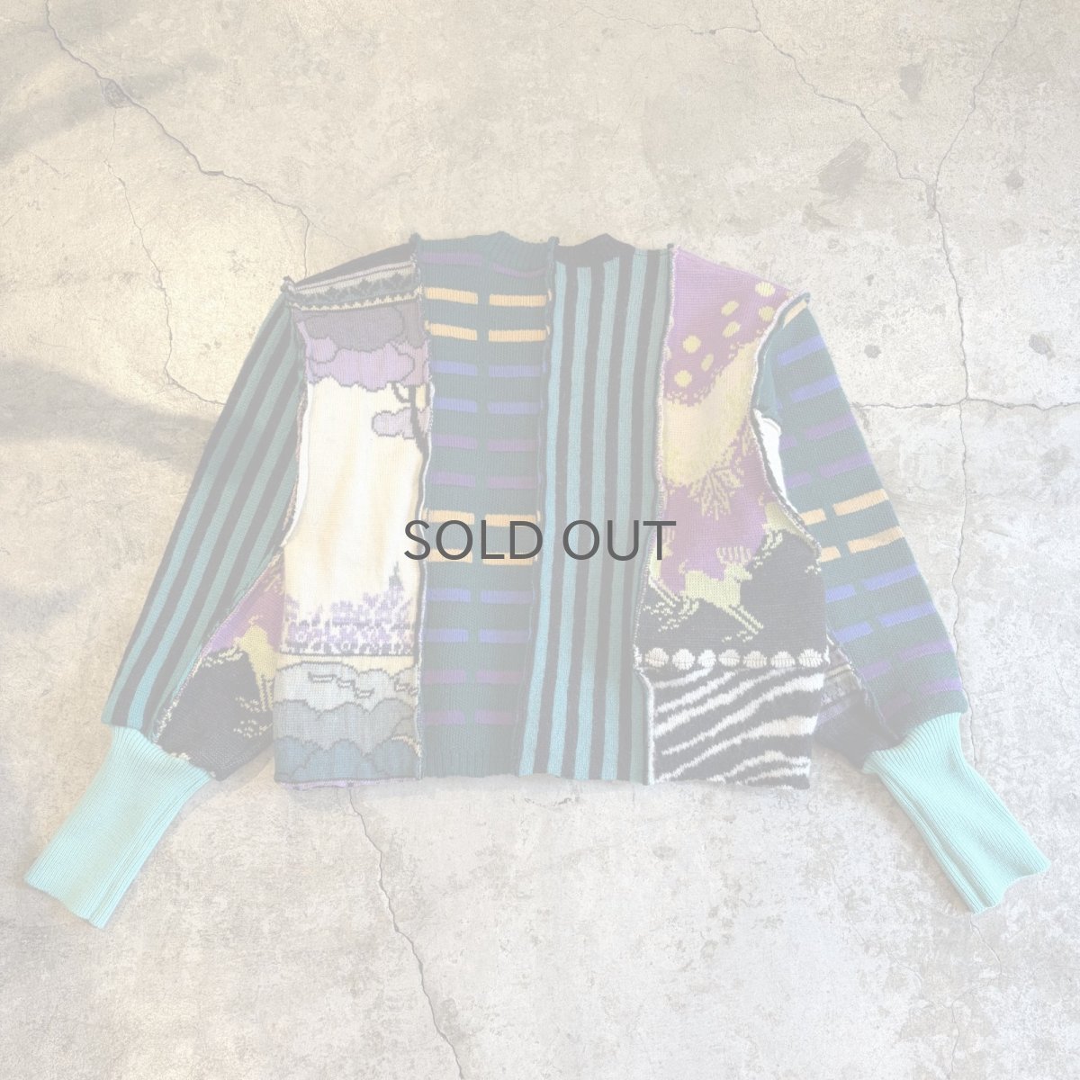 画像2: 【Wiz&Witch】"UNITED" DECORATIVE KNIT / OS (2)