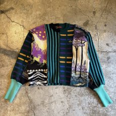 画像1: 【Wiz&Witch】"UNITED" DECORATIVE KNIT / OS (1)