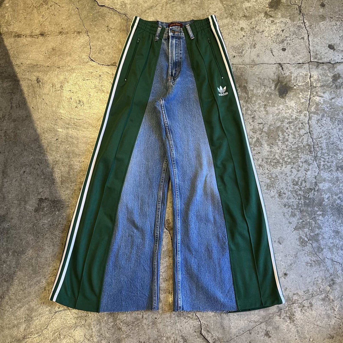 画像1: 【Wiz&Witch】"UNITED" SPORTY DENIM PANTS / OS (1)