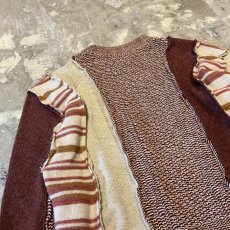 画像9: 【Wiz&Witch】"UNITED" THREE FACE DECORATIVE KNIT SWETER / OS (9)