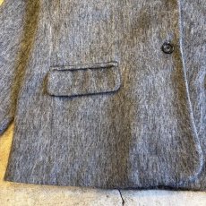 画像4: 【WONDERGROUND】FAUX MOHAIR TAILORED JACKET / GREY / OS (4)