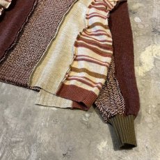 画像6: 【Wiz&Witch】"UNITED" THREE FACE DECORATIVE KNIT SWETER / OS (6)