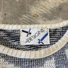 画像11: ALLL OVER ART GRAPHIC PATTERN KNIT SWEATER / Mens L (11)