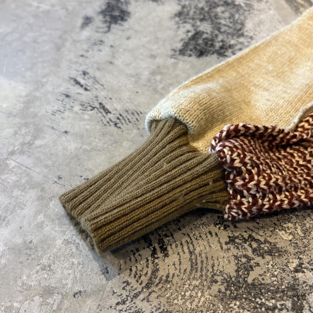 画像7: 【Wiz&Witch】"UNITED" THREE FACE DECORATIVE KNIT SWETER / OS (7)