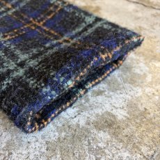 画像9: ALL OVER MIX COLOR CHECK PATTERN TWEED DOUBLE DESIGN JACKET / Ladies L (9)