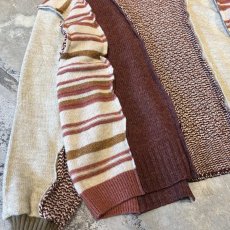 画像5: 【Wiz&Witch】"UNITED" THREE FACE DECORATIVE KNIT SWETER / OS (5)