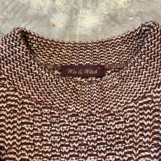 画像10: 【Wiz&Witch】"UNITED" THREE FACE DECORATIVE KNIT SWETER / OS (10)
