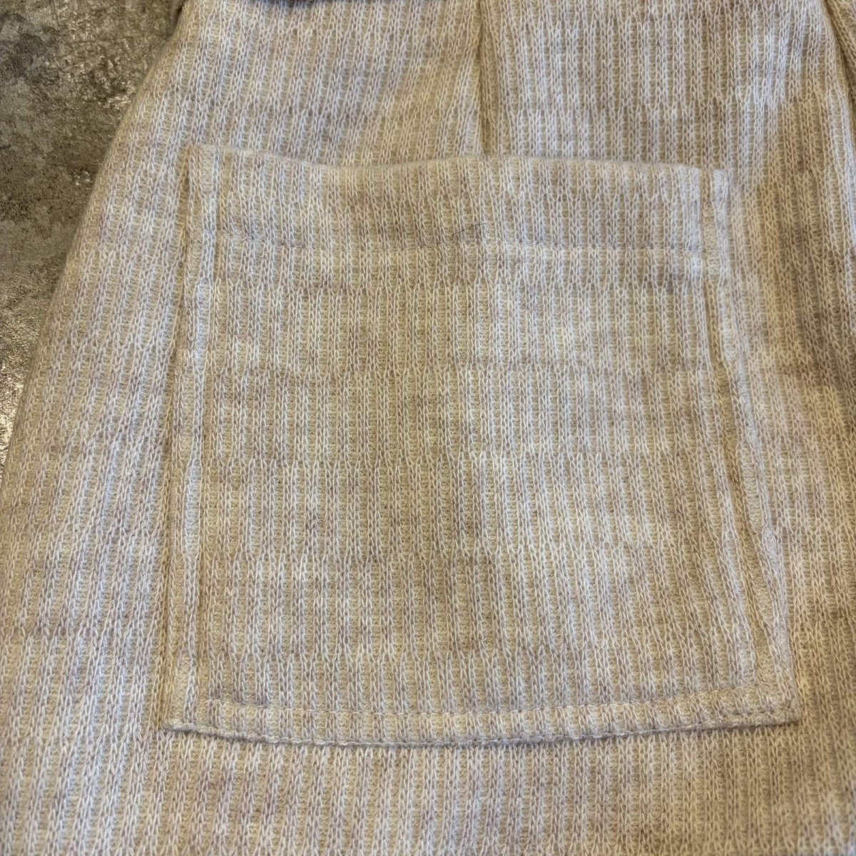 画像10: IVORY COLOR DESIGN KNIT PANTS / W26~W34 (10)